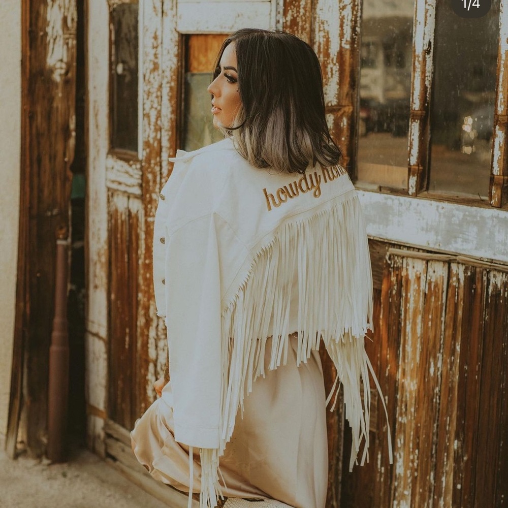 Nothing But Country Bride Fringe Jacket - Picture 1 of 10
